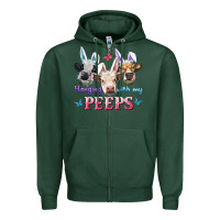 Sports Green Hanging With My Peeps Cows Zipper Hoodie - RanaPortraitStore