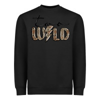 Black two wild Heavyweight Sweatshirt - MaliasSmallBusiness