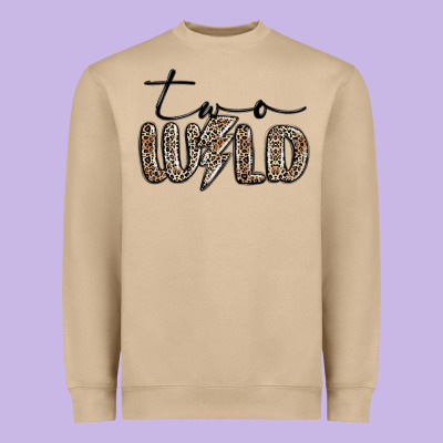 Two Wild Heavyweight Sweatshirt Designed By Maliassmallbusiness