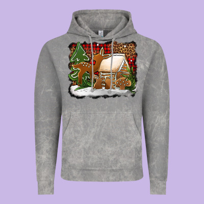Christmas Cookies Buffalo Plaid Vintage Hoodie Designed By Jasminsmagicworld