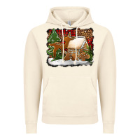 Vintage Artic Christmas cookies buffalo plaid Vintage Hoodie - Jasminsmagicworld
