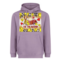 Lavender tis' the season softball with cowhide tumbler tbs Heavyweight Hoodie - TumblerDesignByShophia