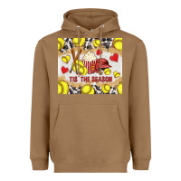 Toasted Coconut tis' the season softball with cowhide tumbler tbs Heavyweight Hoodie - TumblerDesignByShophia