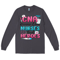 Smoke cna because even nurses need heroes Long Sleeve Tee - MaliasSmallBusiness