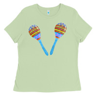 Matcha blue maracas Ladies Tee - FaDigitalArtStudio