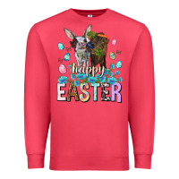 Cardinal Happy Easter Heifers Easter Day Premium Sweatshirt - HowdyJamesFarm