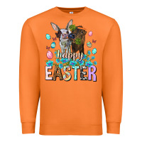 Carrot Happy Easter Heifers Easter Day Premium Sweatshirt - HowdyJamesFarm