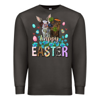 Smoke Happy Easter Heifers Easter Day Premium Sweatshirt - HowdyJamesFarm