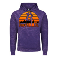 Cloud Purple just hodl it new orleans skyline retro sunset Vintage Hoodie - Jasminsmagicworld