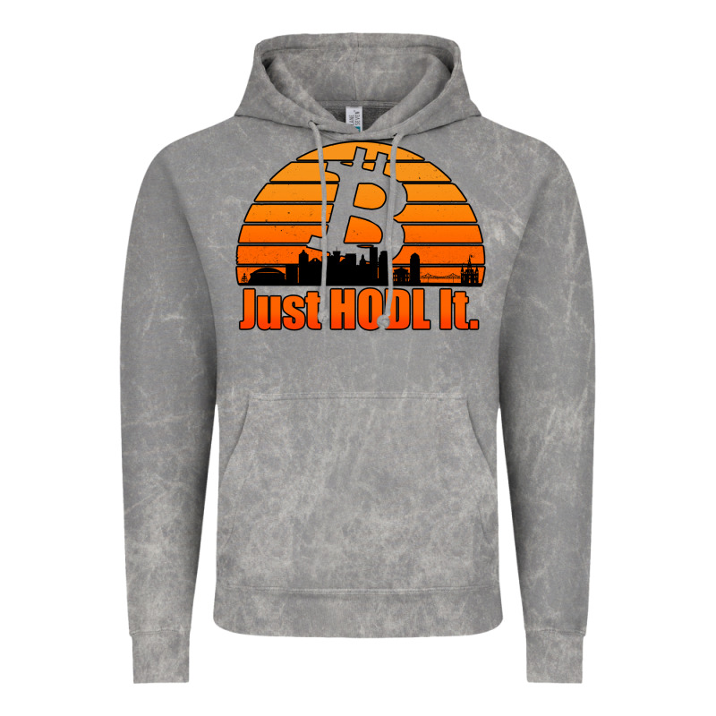 Just Hodl It New Orleans Skyline Retro Sunset Vintage Hoodie by Jasminsmagicworld | Teevron