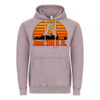 Vintage Zinc just hodl it new orleans skyline retro sunset Vintage Hoodie - Jasminsmagicworld