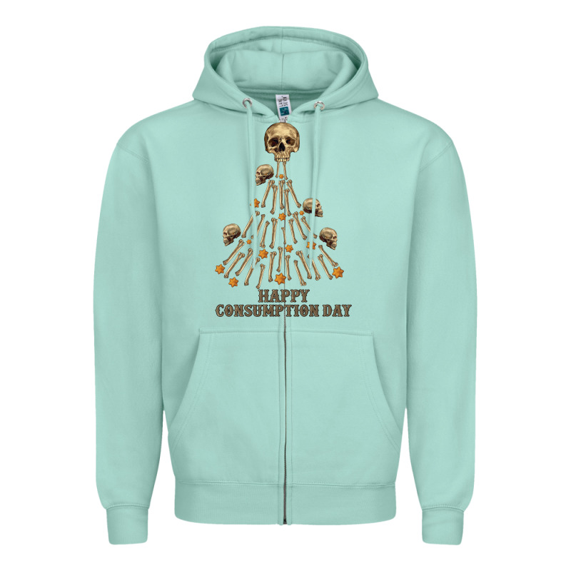 Happy Consumption Day Zipper Hoodie by RanaPortraitStore | Teevron