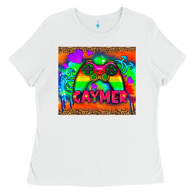 Lgbtq Gaymer And Gender Symbol Tumbler Ladies Tee by HRA Design Shop | Teevron