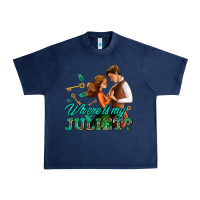 Navy where is my juliet Urban Heavy Tee - AdoDesignShop