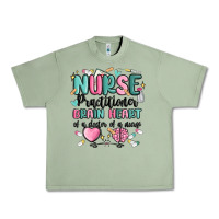 Oil Green nurse practitioner Urban Heavy Tee - MaliasSmallBusiness