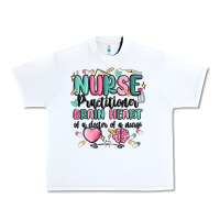 White nurse practitioner Urban Heavy Tee - MaliasSmallBusiness