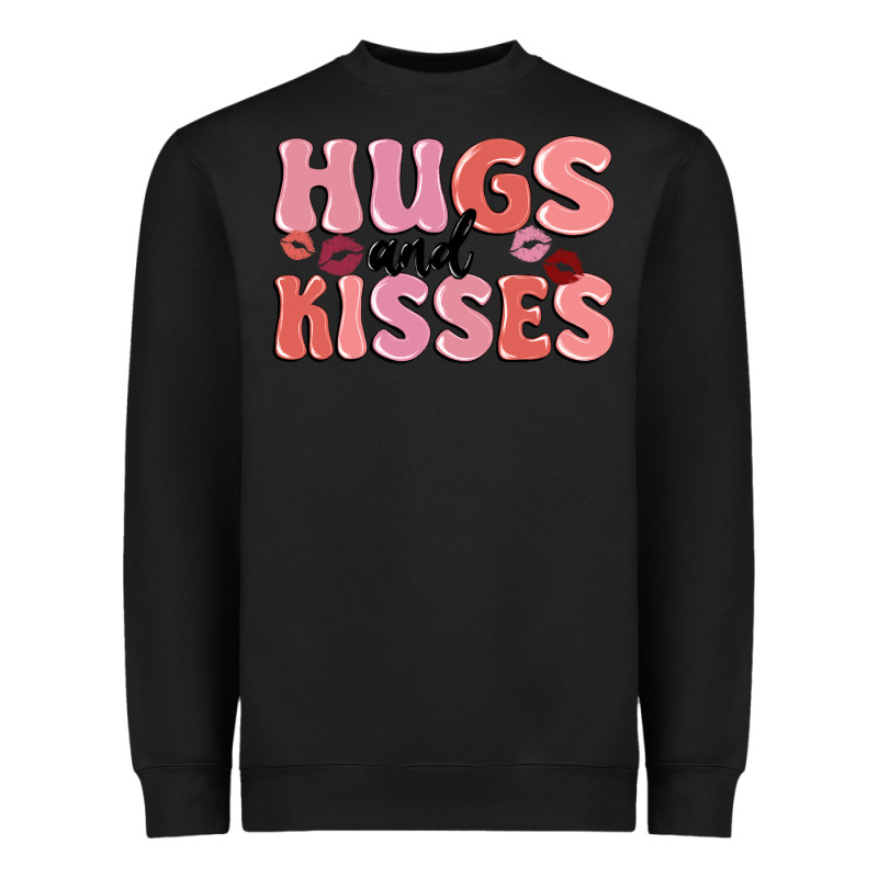 Hugs And Kisses Heavyweight Sweatshirt by MaliasSmallBusiness | Teevron