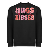 Black hugs and kisses Heavyweight Sweatshirt - MaliasSmallBusiness