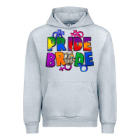 Heather Grey Pride bride Urban Hoodie - FaDigitalArtStudio