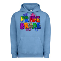 Pigment Pebble Blue Pride bride Urban Hoodie - FaDigitalArtStudio