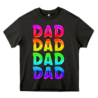 Asphalt lgbtq dad Heavy Core Tee - HRA Design Shop