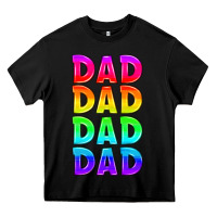 Black lgbtq dad Heavy Core Tee - HRA Design Shop