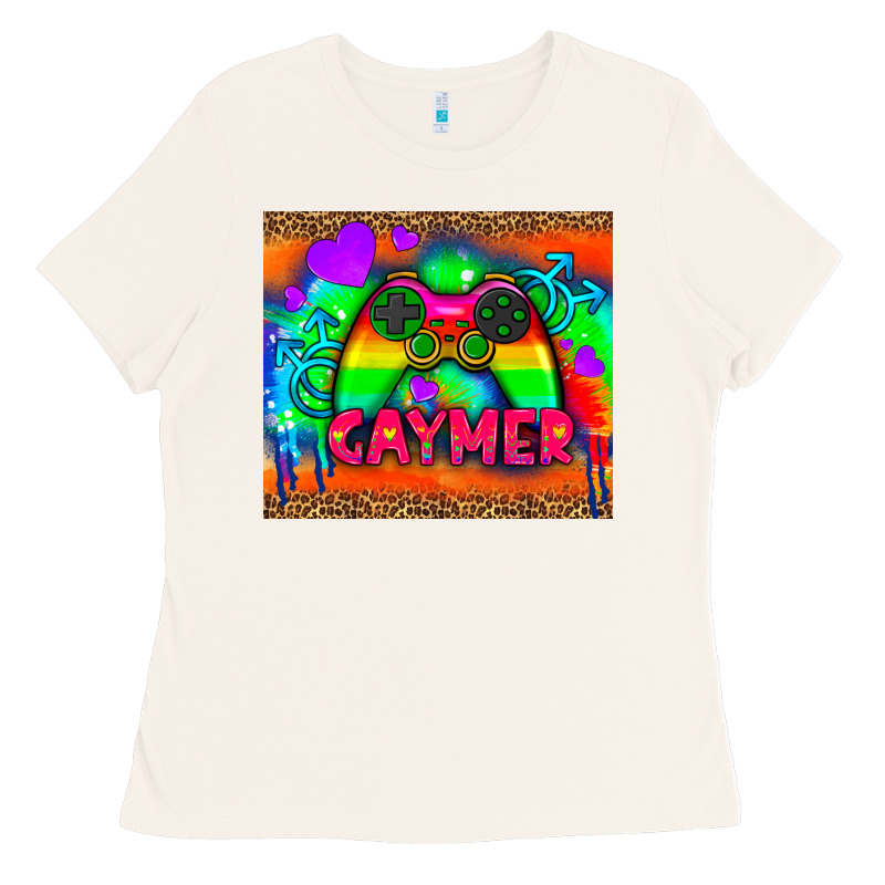 Lgbtq Gaymer And Gender Symbol Tumbler Ladies Tee by HRA Design Shop | Teevron