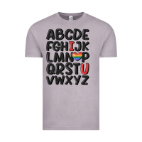 Vintage Zinc pride alphabet Vintage Tee - MaliasSmallBusiness