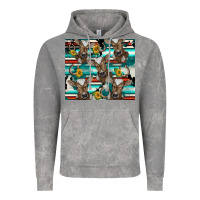 Cloud Rock western horseshoe sunflower brown cow Vintage Hoodie - BarkalooDesign