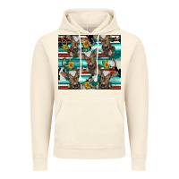 Vintage Artic western horseshoe sunflower brown cow Vintage Hoodie - BarkalooDesign