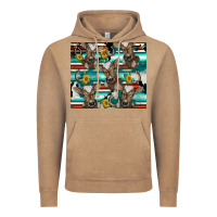 Vintage Coffee western horseshoe sunflower brown cow Vintage Hoodie - BarkalooDesign