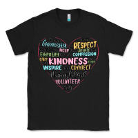 Black kindness heart Classic Tee - MaliasSmallBusiness