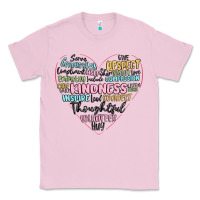 Bubblegum Pink kindness heart Classic Tee - MaliasSmallBusiness