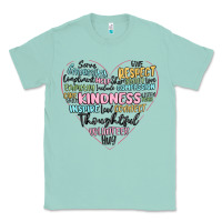 Seafoam kindness heart Classic Tee - MaliasSmallBusiness