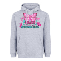 Cancer Picked The Wrong Girl Cancer Awareness Heavyweight Hoodie | Teevron