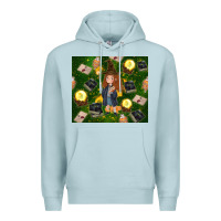 Blue Mist wizard girl with magic Premium Hoodie - TumblerDesignByShophia