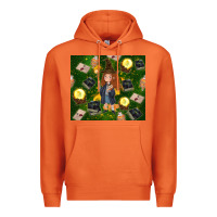 Carrot wizard girl with magic Premium Hoodie - TumblerDesignByShophia