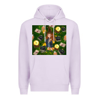 Lilac wizard girl with magic Premium Hoodie - TumblerDesignByShophia