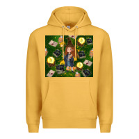 Mustard wizard girl with magic Premium Hoodie - TumblerDesignByShophia