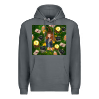 Rock wizard girl with magic Premium Hoodie - TumblerDesignByShophia