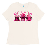 Breast Cancer Afro Gnomies Ladies Tee | Teevron