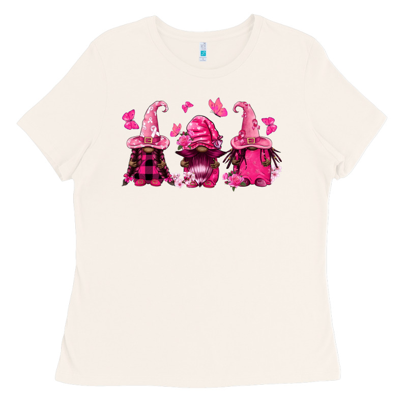 Breast Cancer Afro Gnomies Ladies Tee by FaDigitalArtStudio | Teevron