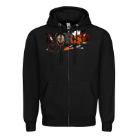 Black Halloween Nurse Zipper Hoodie - RanaPortraitStore