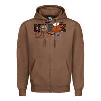 Chestnut Halloween Nurse Zipper Hoodie - RanaPortraitStore