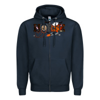 Navy Halloween Nurse Zipper Hoodie - RanaPortraitStore