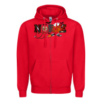 Red Halloween Nurse Zipper Hoodie - RanaPortraitStore