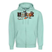 Seafoam Halloween Nurse Zipper Hoodie - RanaPortraitStore
