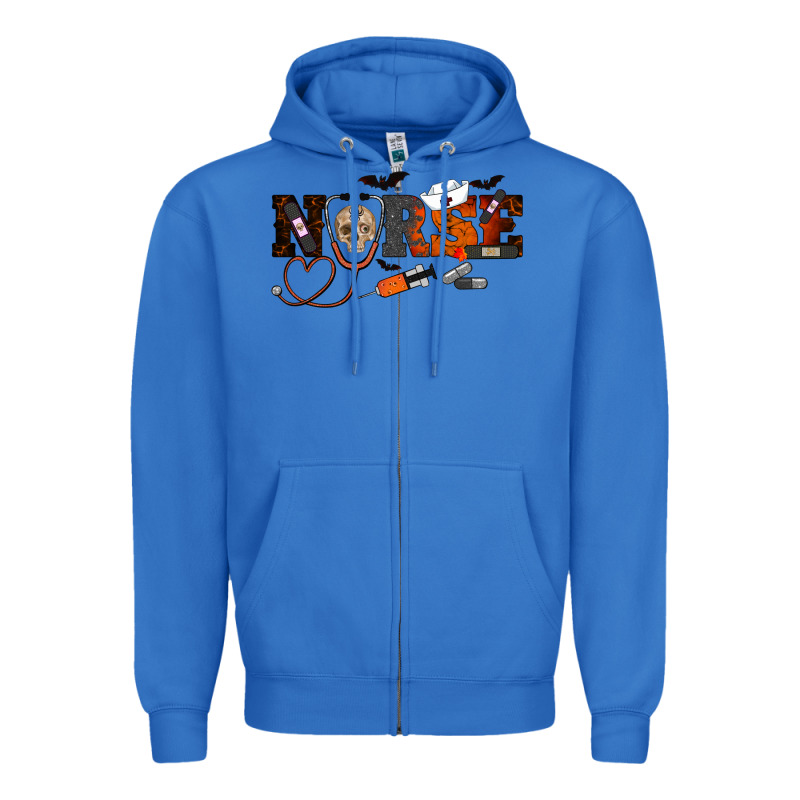 Halloween Nurse Zipper Hoodie by RanaPortraitStore | Teevron