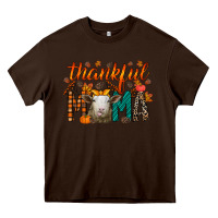 Chocolate Brown thankful mama sheep Heavy Core Tee - RacoonDesign