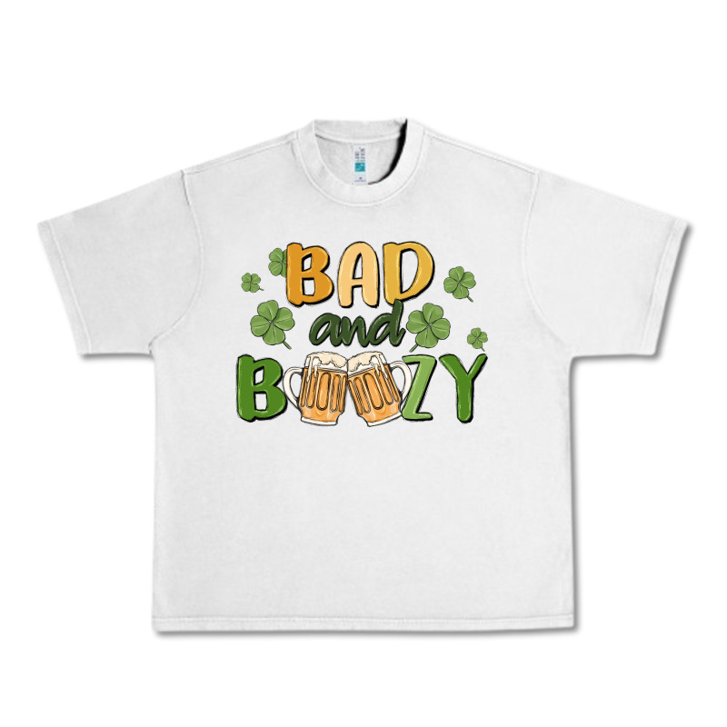 Bad And Boozy Urban Heavy Tee by MaliasSmallBusiness | Teevron